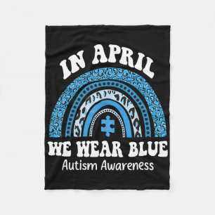 Manta Polar Rompiendo El Arcoiris En Abril Usamos El Autismo A