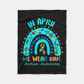 Manta Polar Rompiendo El Arcoiris En Abril Usamos El Autismo A