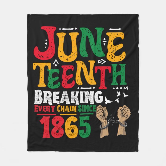 Manta Polar Rompiendo Todas Las Cadenas Desde La Libertad Del  (Anverso)