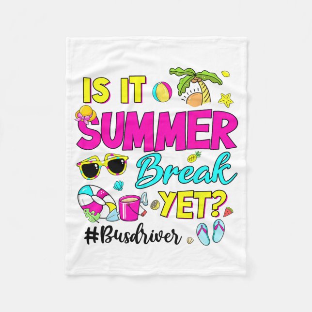 Manta Polar Rompimiento De Verano Sin Embargo Conductor De Aut (Anverso)