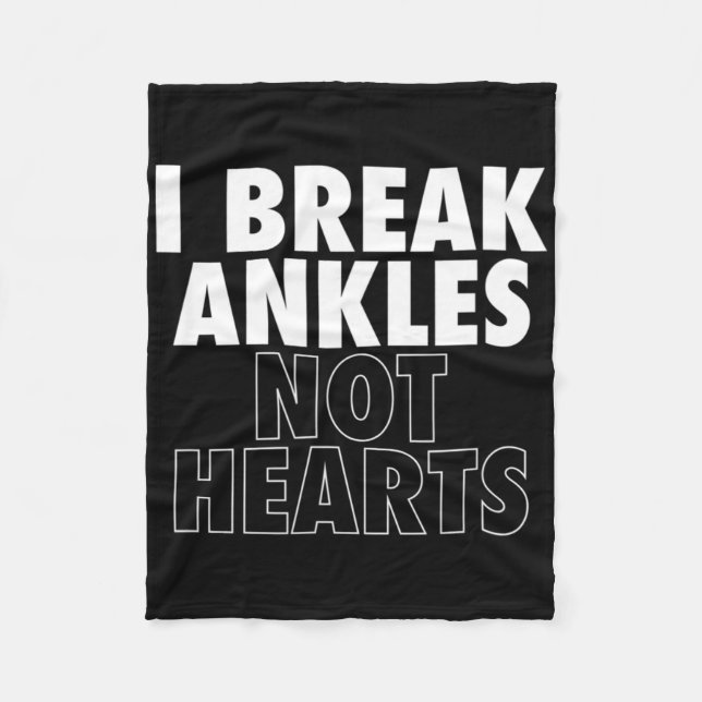 Manta Polar Rompo Ankles No Corazones Bysketbyll (Anverso)