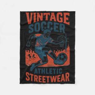Manta Polar Ropa de calle deportiva de fútbol vintage genial