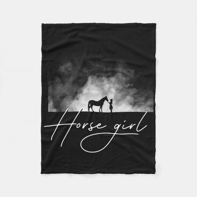 Manta Polar Ropa de equitación Chica - Caballo (Anverso)