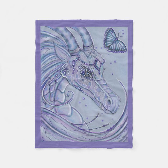 Manta Polar Ropa de espliego escarlata (Anverso)