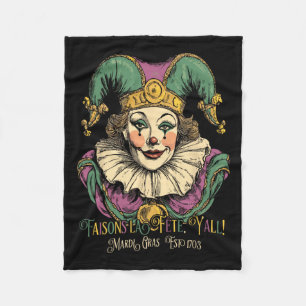 Manta Polar Ropa de Masque Mardi Trajes Mardi Gras Vintage C