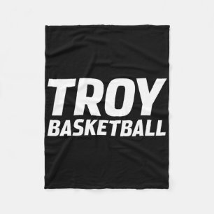 Manta Polar Ropa de Troy University Trojans Sketll fanático de