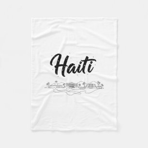 Manta Polar Ropa de viaje de vacaciones del horizonte de Haití