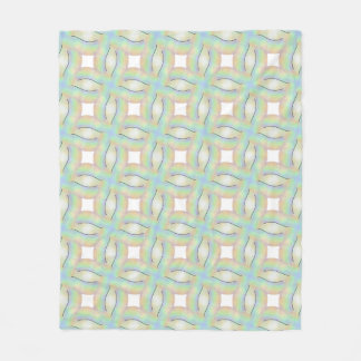 Manta Polar Rope arcoiris 3D