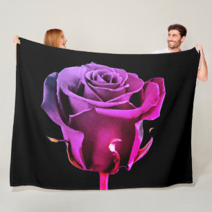 Manta Polar Rosa abstracto