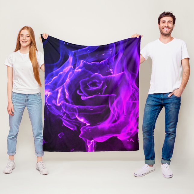 Manta Polar Rosa abstracto (In situ)