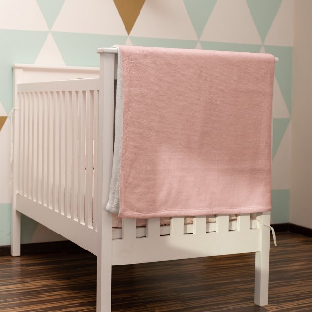 Manta Polar Rosa de coral sólido (Subido por el creador)