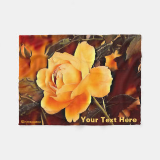 Manta Polar Rosa de llama