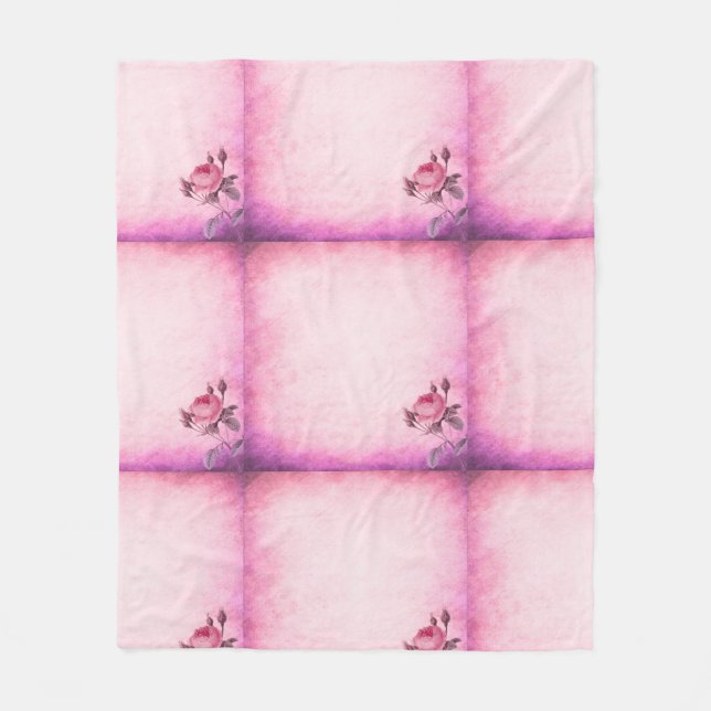 Manta Polar Rosa el día de San Valentín (Anverso)