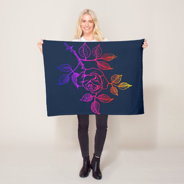 Manta Polar Rosa - Funda, 30 "x40" (In situ)