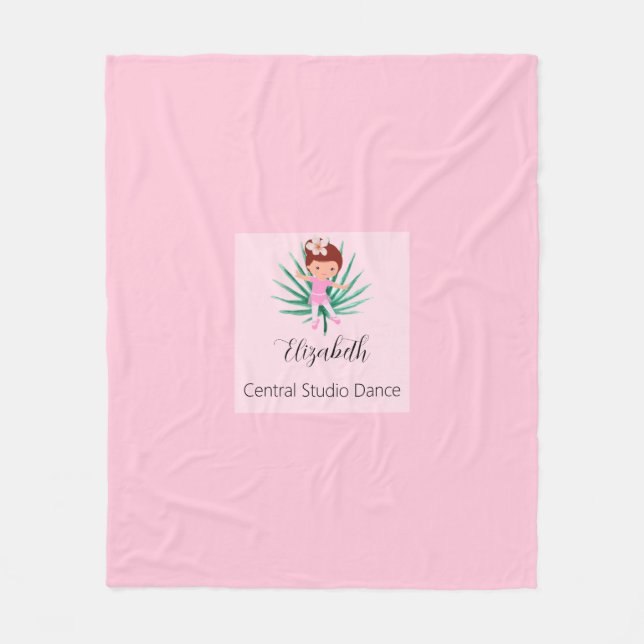 Manta Polar Rosa moderno (Anverso)