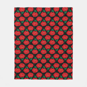Manta Polar Rosa Roja