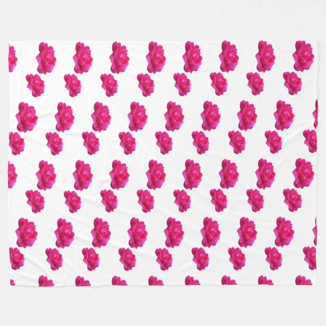 Manta Polar rosa rosa rosa rosa rosa Fleece Blanket (Frente (Horizontal))