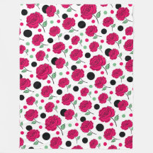Rosa Verde Vino Estampado De Lunares Patrón Modern