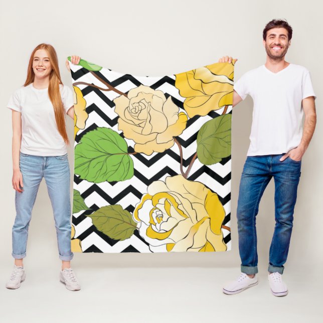 Manta Polar Rosas 12 (In situ)