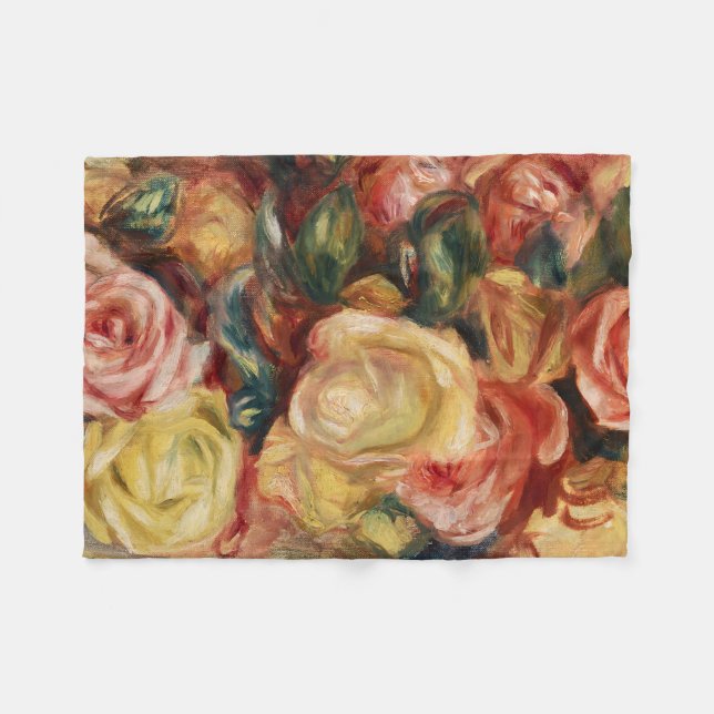 Manta Polar Rosas (1912) de Pierre-Auguste Renoir (Frente (Horizontal))