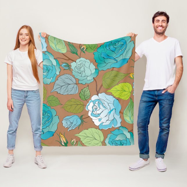 Manta Polar Rosas 25 (In situ)