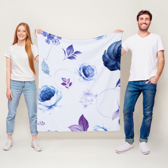 Manta Polar Rosas acuáticos 31 (In situ)