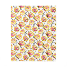 Rosas amarillas de fantasía líneas de tinta negra 