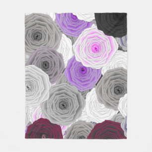 Manta Polar Rosas Fleece Blanket