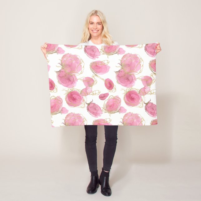 Manta Polar Rosas rosas rosas (In situ)