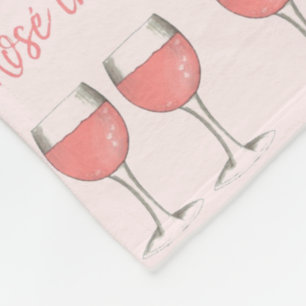 Manta Polar Rosé El Día Que Falta Lover De Vino De Rosa