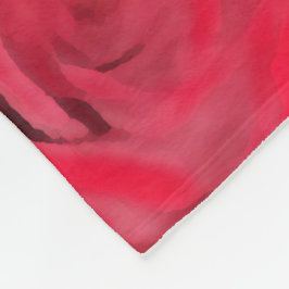 Manta Polar Roses rojas rojas rojas