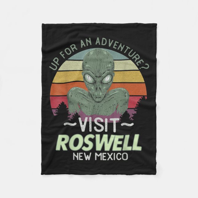 Manta Polar Roswell New Mexico Alien Head Funny Souvenir Quote (Anverso)