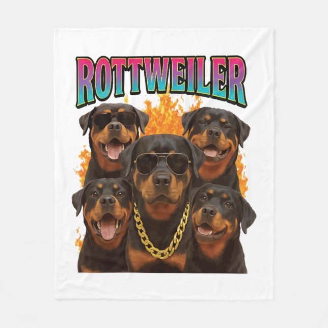 Manta Polar Rottweiler (Anverso)