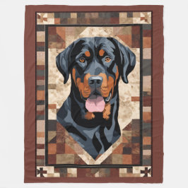 Manta Polar Rottweiler Blanket