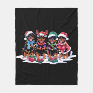 Manta Polar Rottweiler Santa hat antea luces de elefantes Navi