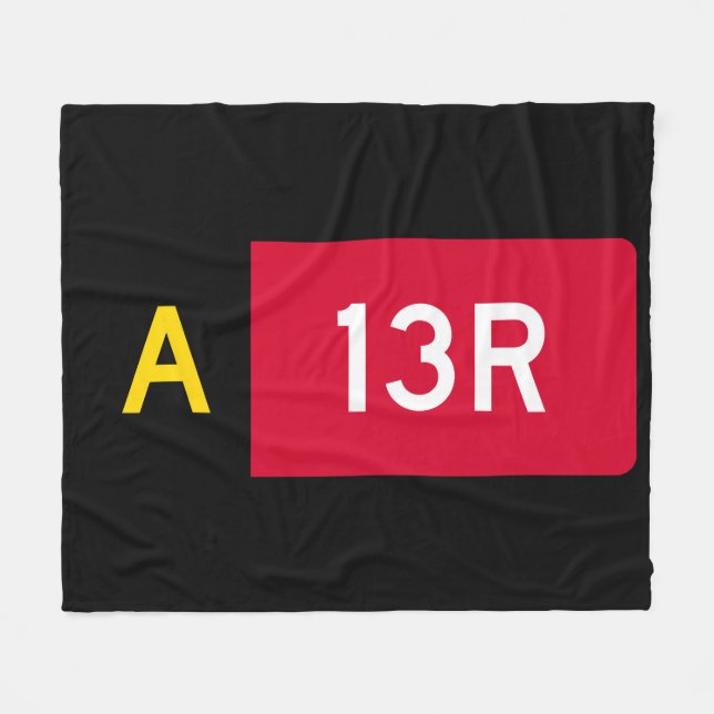 Manta Polar Rótulo A13R del punto de sujeción (Frente (Horizontal))