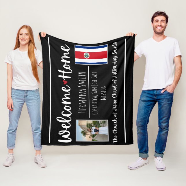Manta Polar Rótulo de Personalizado de casa de bienvenida misi (In situ)