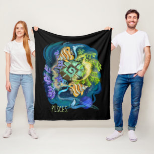 Manta Polar Rótulo Pisces Zodiac