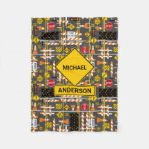 Rótulos de construcción de carreteras