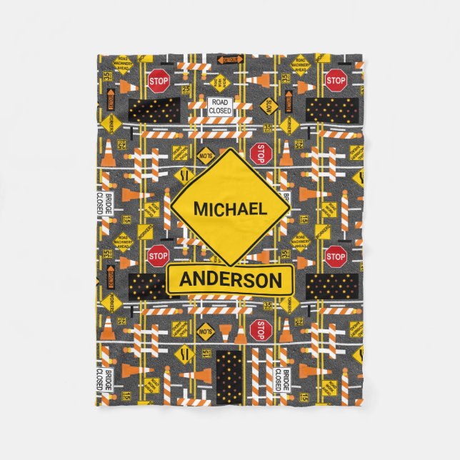 Manta Polar Rótulos de construcción de carreteras (Anverso)