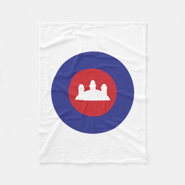 Manta Polar Roundel de Camboya (Anverso)