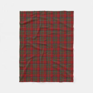 Manta Polar Royal Stewart Plaid Fleece Blanket