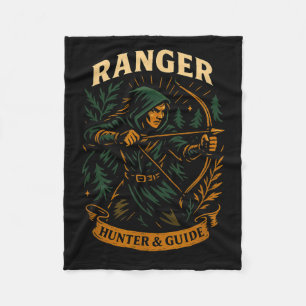 Manta Polar Rpg Gamer Ranger D20 Dice Nerdy Geek Hombres Mujer