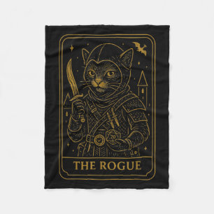 Manta Polar Rpg Gamer Rogue D20 Dice Nerdy Geek Cat Men