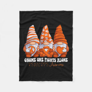 Manta Polar Rsd Crps Mes De Conciencia Naranja Ribbon Gnomies
