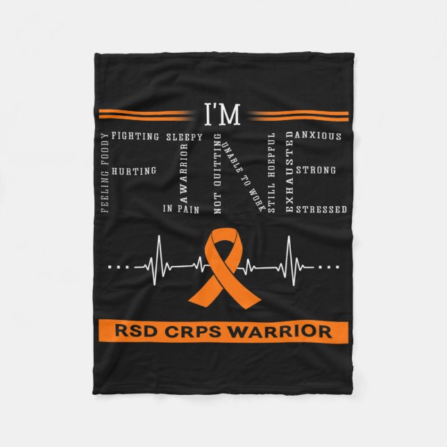 Manta Polar Rsd Crps Warrior Estoy Bien (Anverso)