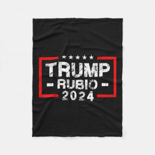 Manta Polar Rubio 2024 Bandera de Estados Unidos - Presidente 