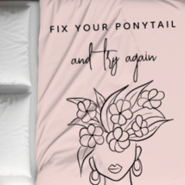 Manta Polar Rubor moderno vuelve a probar mujer con flores