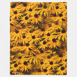 Manta Polar Rudbeckia Fulgida / Naranja Coneflower