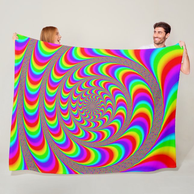 Manta Polar Rueda Ácida NBK Viaje Psicodélico (In situ)